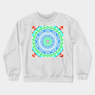 mandala light circle ecopop Crewneck Sweatshirt